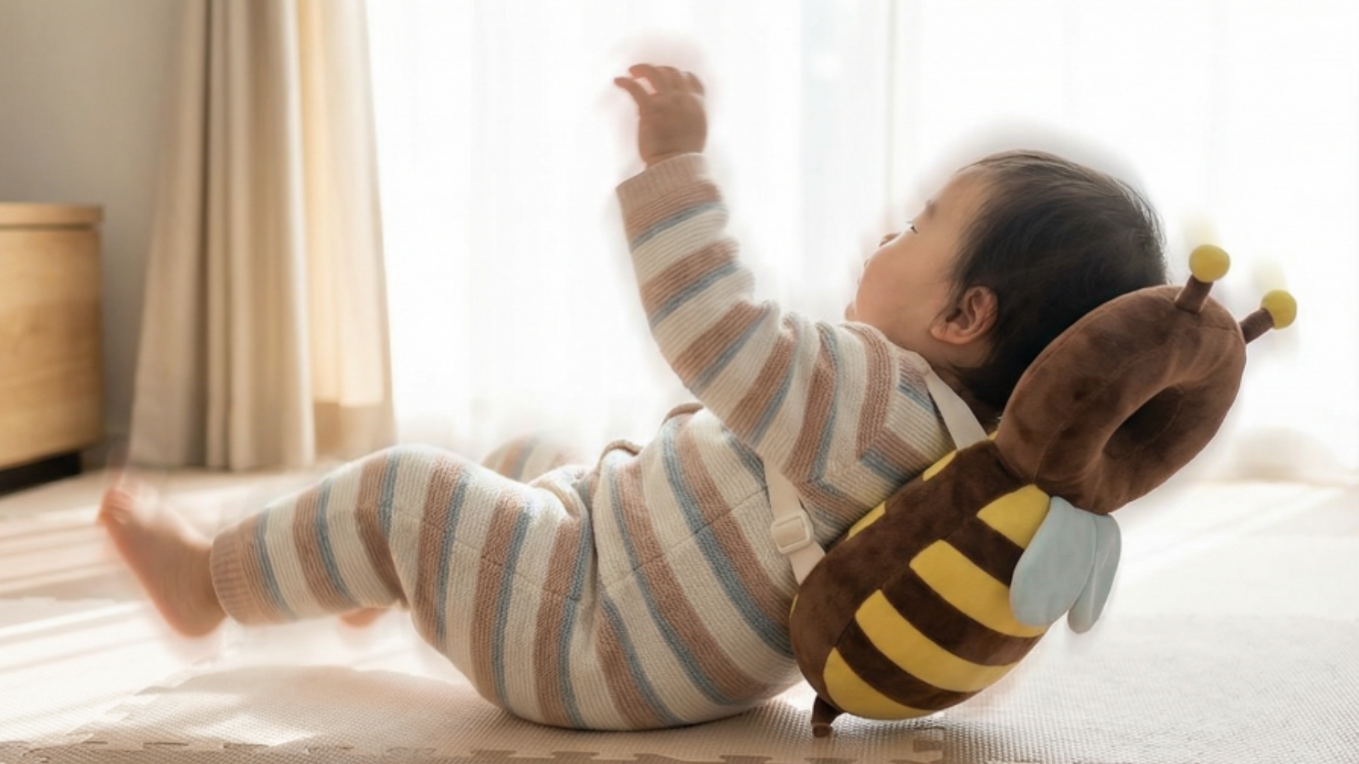 Protector Cabeza Bebé Antigolpes | Cojín Seguridad Primeros Pasos